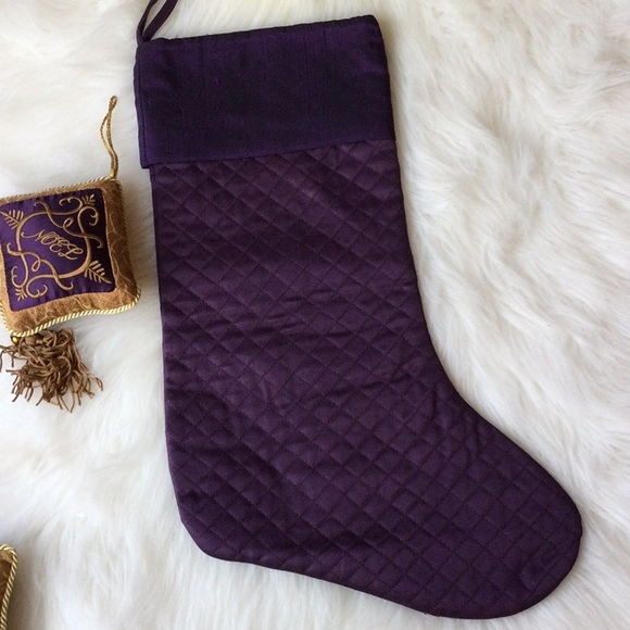 Ballard Designs Purple and Gold Holiday Decor - Picture 5 of 11